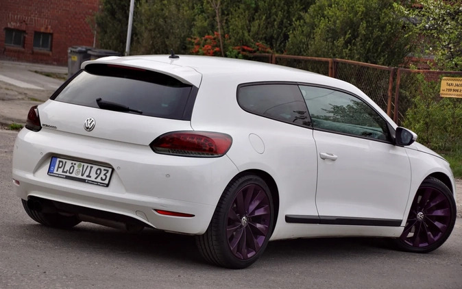 Volkswagen Scirocco cena 26900 przebieg: 219222, rok produkcji 2009 z Dobra małe 379